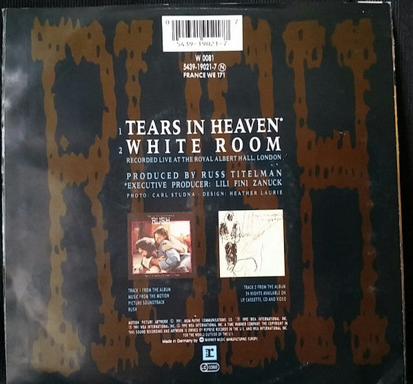 Eric Clapton – Tears In Heaven (1992, Vinyl) - Discogs