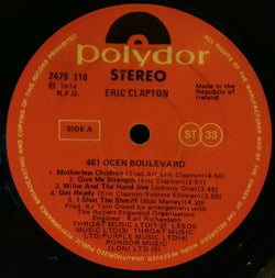 Eric Clapton : 461 Ocean Boulevard (LP, Album)