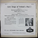 Mary O'Hara : Love Songs Of Ireland No. 1 (7", EP)