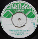 Mary O'Hara : Love Songs Of Ireland No. 1 (7", EP)