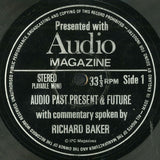 Richard Baker (7) : Audio Past Present & Future - Presented with Audio Magazine (Flexi, 7")