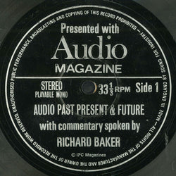 Richard Baker (7) : Audio Past Present & Future - Presented with Audio Magazine (Flexi, 7