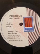 Precious Stones : Won't Let You Down (7", Single)