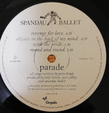 Spandau Ballet : Parade (LP, Album, Gat)