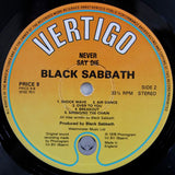 Black Sabbath : Never Say Die! (LP, Album, RE)