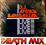 D.J. Afrika Bambaataa* : Death Mix — Live!!! (12", Single)