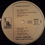 Julie London : Around Midnight (LP, Album, RE, Emb)