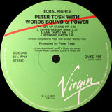 Peter Tosh With Words Sound & Power* : Equal Rights (LP, Album)