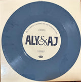 Aly & AJ : Blue Dress // Open To Something And That Something Is You (7", Single, Dus)