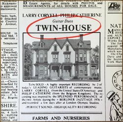 Larry Coryell - Philip Catherine : Twin-House (Guitar Duos) (LP, Album, RE)