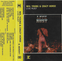 Neil Young & Crazy Horse : Live Rust (Cass, Album)