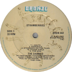 The Damned : Strawberries (LP, Album)