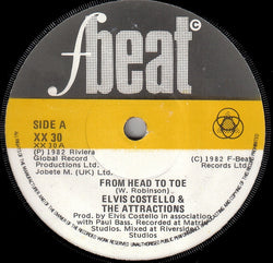 Elvis Costello & The Attractions : From Head To Toe (7