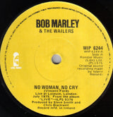 Bob Marley & The Wailers : No Woman, No Cry (7", Single, RE)