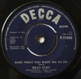 Billy Fury : It's Only Make Believe (7", Single)