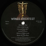 Wings (2) : Wings Greatest (LP, Comp)