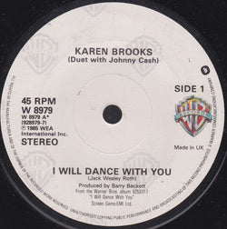 Karen Brooks Duet With Johnny Cash : I Will Dance With You (7