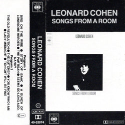 Leonard Cohen : Songs From A Room (Cass, Album, RE)