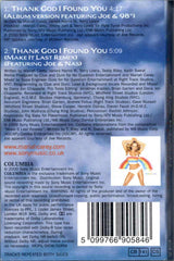 Mariah* Featuring Joe & 98°* : Thank God I Found You (Cass, Single)