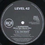 Level 42 : Guaranteed (12", Single)