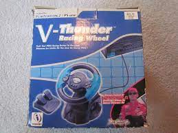 V-Thunder Steering Wheel & Pedals (Ps1/Ps2)