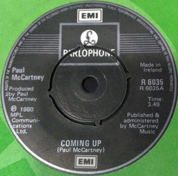 Paul McCartney : Coming Up (7