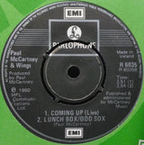 Paul McCartney : Coming Up (7", Single, Die)