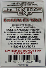 Eternity's End : Embers Of War (LP, Album, Ltd, Cle)