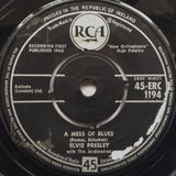 Elvis Presley With The Jordanaires : A Mess Of Blues (7", Single)