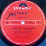 Sham 69 : That's Life (LP, Album, Gat)